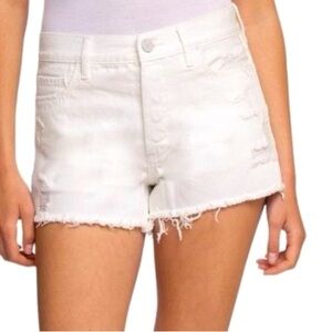 Blank NYC Cut Off Shorts NWT White Denim Shorts Size 30